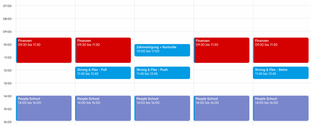 Termine im Kalender