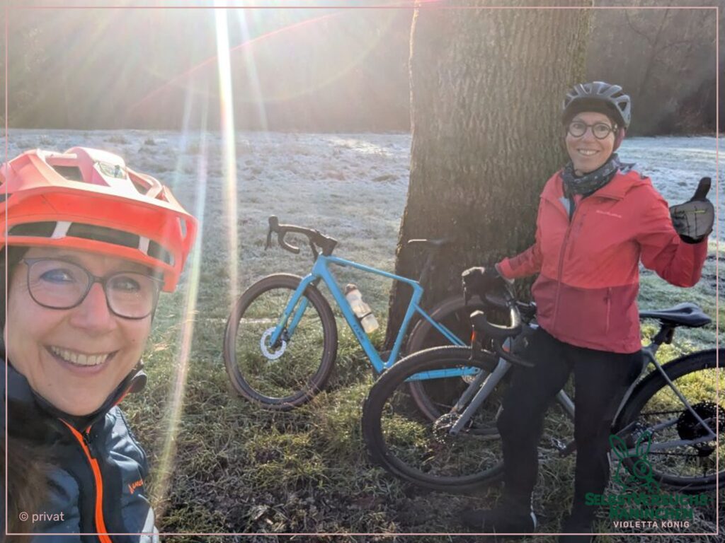 Sportunterstützung durch meine Freudnin